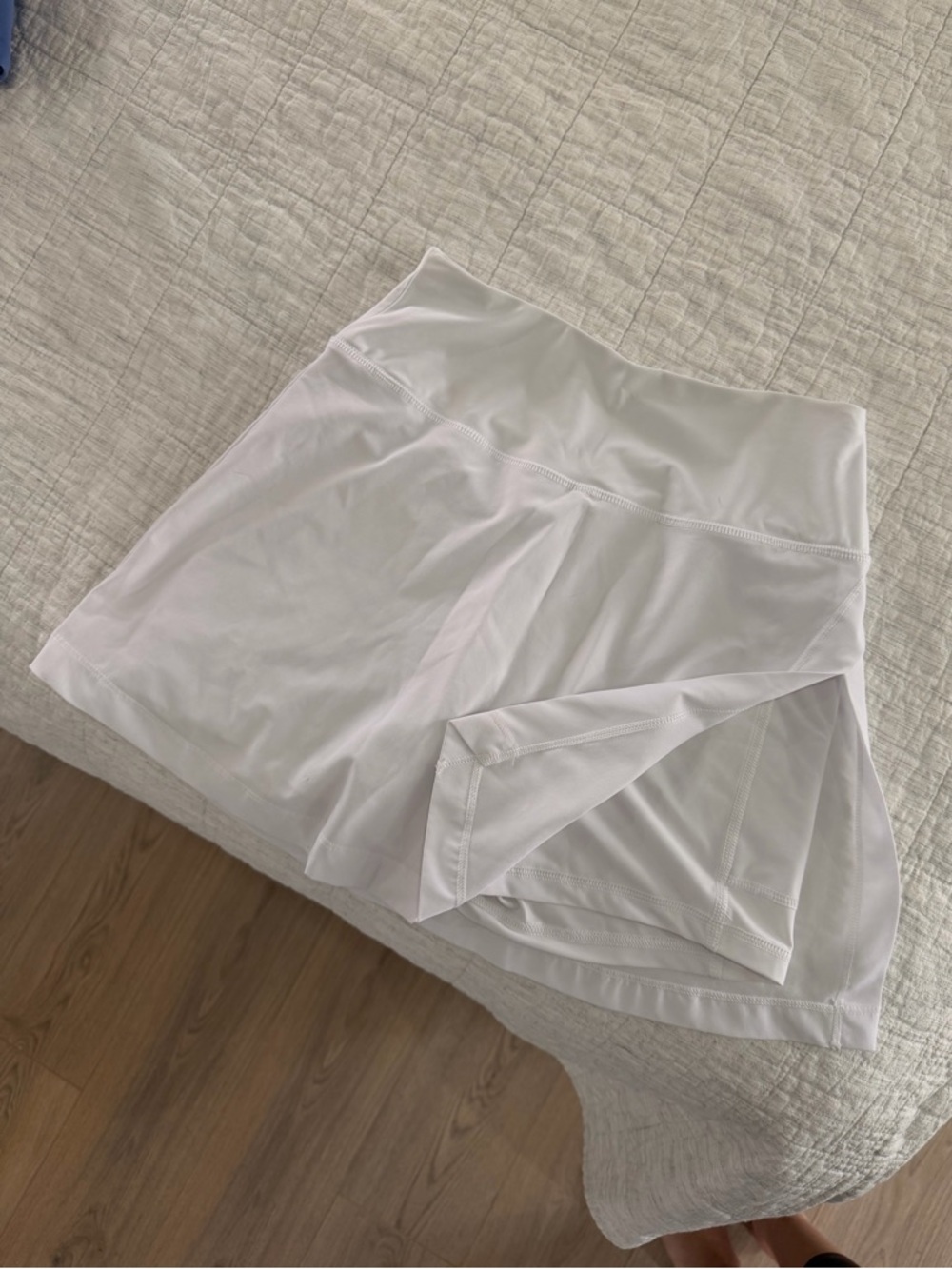 Hind White Athletic Skort with Inner Liner